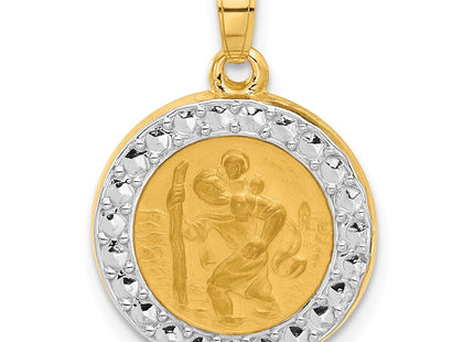 14k Yellow & Rhodium Jewelry Style XR2137 - Classique Jewelry Inc.