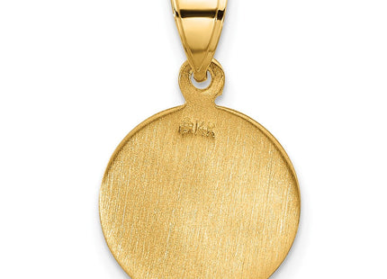 14k Polished and Satin Solid St Joseph Medal (Style XR2141)