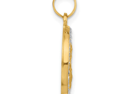 14k Yellow & Rhodium Jewelry Style XR2143 - Classique Jewelry Inc.