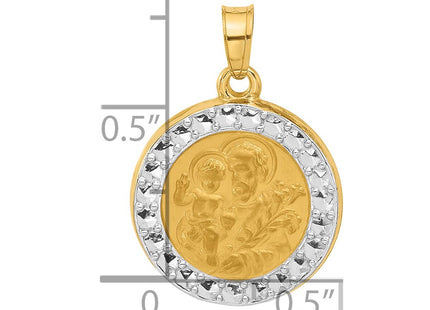 14k Yellow & Rhodium Jewelry Style XR2143 - Classique Jewelry Inc.
