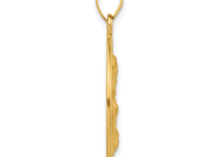 14K gold pendants & charm, alternate view