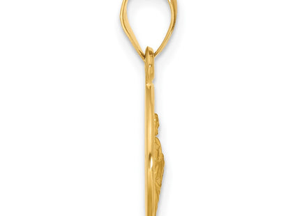 14K gold pendants & charm, alternate view