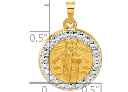 14k Yellow & Rhodium Jewelry Style XR2147 - Classique Jewelry Inc.