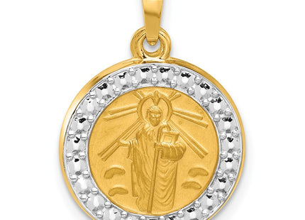 14k Yellow & Rhodium Jewelry Style XR2147 - Classique Jewelry Inc.