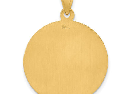 14k Polished and Satin Solid St Jude Thaddeus Medal (Style XR2148)