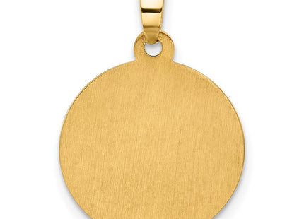 14K gold cross earrings, another view