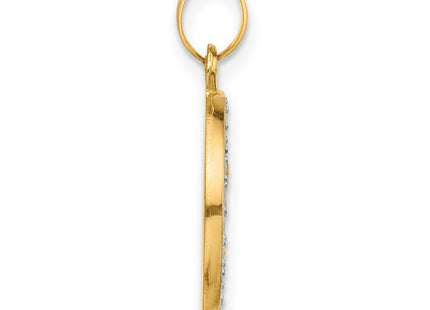 14k Yellow & Rhodium Jewelry Style XR2152 - Classique Jewelry Inc.