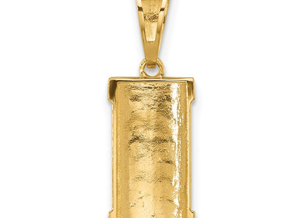 14k Yellow & Rhodium Pendants Style XR2154 - Classique Jewelry Inc.