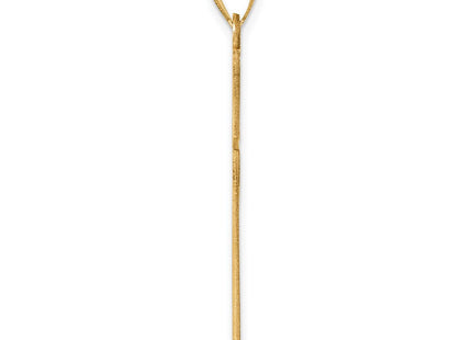 14k Florentine Satin Cross Pendant (Style XR2155)