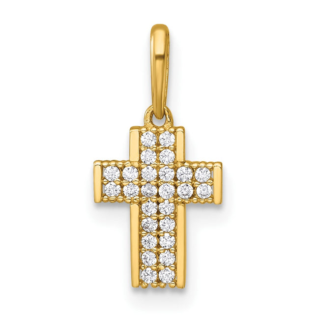 14k Yellow Gold Pendants Style XR2163 - Classique Jewelry Inc.