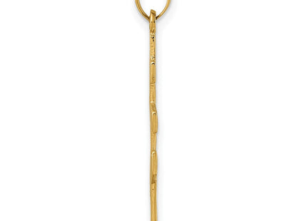 14k Polished Eastern Orthodox Cross Pendant (Style XR2175)