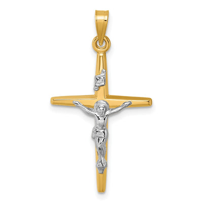 14K gold crucifix pendant