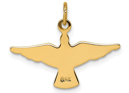 14k Polished Flying Dove Pendant (Style XR2190)