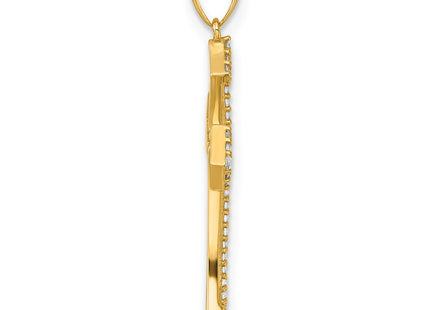 14k Yellow Gold Pendants Style XR2193 - Classique Jewelry Inc.