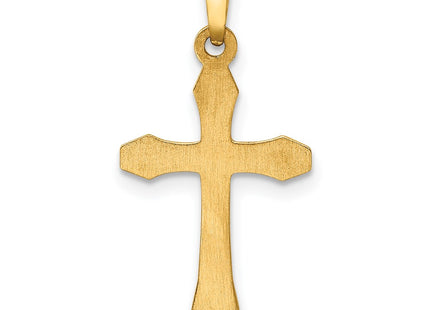 14k Yellow & Rhodium Pendants Style XR226 - Classique Jewelry Inc.