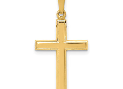 14k Hollow Cross Pendant (Style XR238)