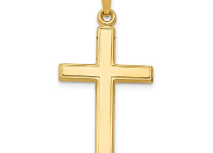 14k Hollow Cross Pendant (Style XR239)