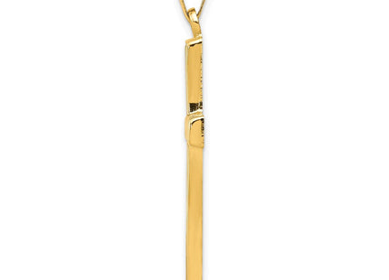14k Hollow Cross Pendant (Style XR240)