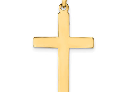 14k Hollow Cross Pendant (Style XR240)