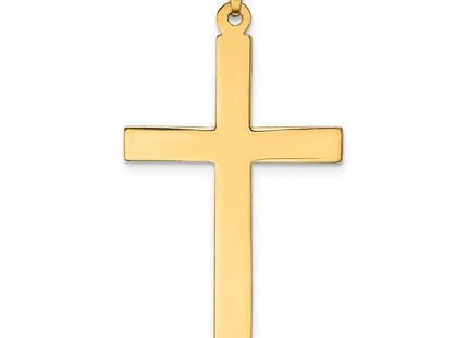 14k Hollow Cross Pendant (Style XR241)