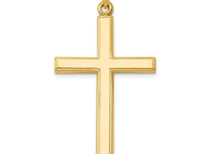 14k Hollow Cross Pendant (Style XR241)