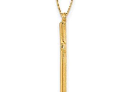 14k Hollow Cross Pendant (Style XR244)