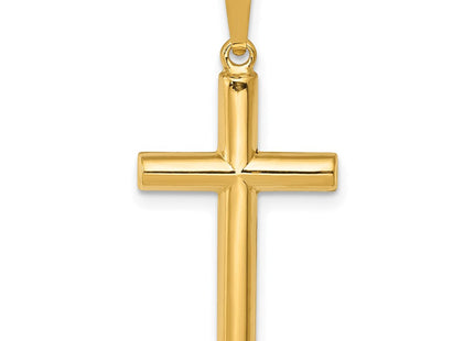 14k Hollow Cross Pendant (Style XR245)