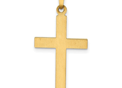 14k Hollow Cross Pendant (Style XR246)