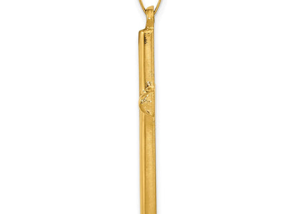 14k Hollow Cross Pendant (Style XR248)