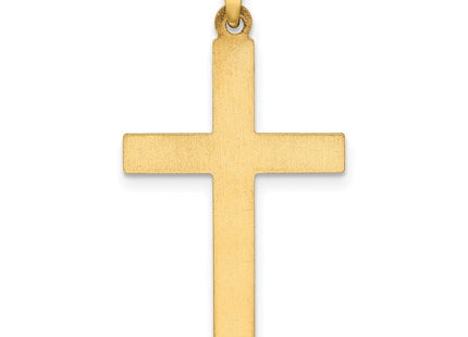 14k Hollow Cross Pendant (Style XR248)