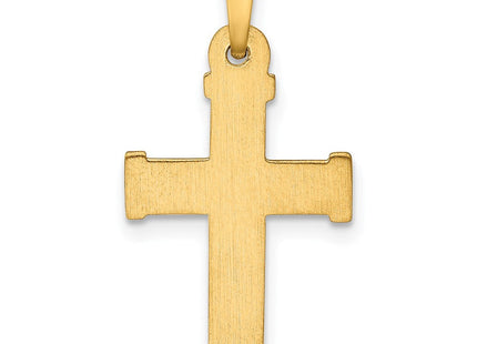 14k Hollow Latin Cross Pendant (Style XR276)