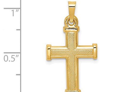 14k Hollow Latin Cross Pendant (Style XR276)