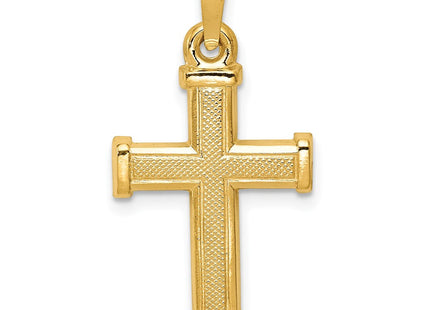 14k Hollow Latin Cross Pendant (Style XR276)