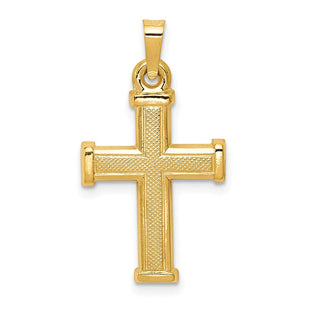 14k Hollow Latin Cross Pendant (Style XR276)