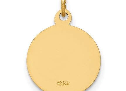 14k Guardian Angel Medal Charm (Style XR328)