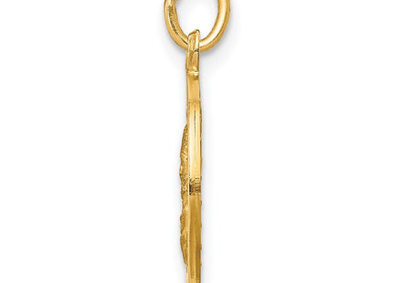 14K gold charm, alternate view