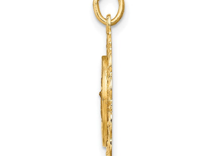 14K gold charm, alternate view