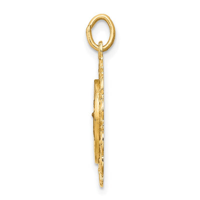 14K Infant of Prague Medal Charm, 24 x 19mm