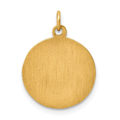 14K Infant of Prague Medal Charm, 19 x 15mm