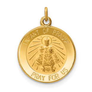 14k Infant of Prague Medal Charm (Style XR354)