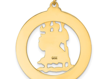 14k Saint Christopher Medal Pendant (Style XR382)