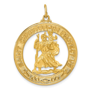 14k Yellow Gold Pendants Style XR382 - Classique Jewelry Inc.