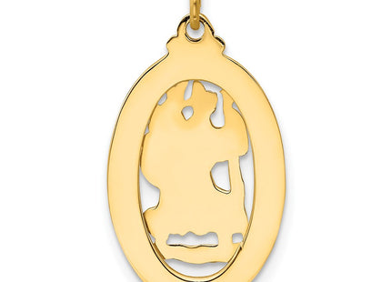 14k Yellow Gold Pendants Style XR383 - Classique Jewelry Inc.