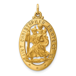 14k Saint Christopher Medal Pendant (Style XR384)