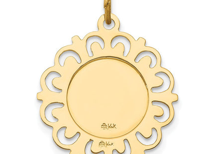 14k Saint Anthony Medal Charm (Style XR387)