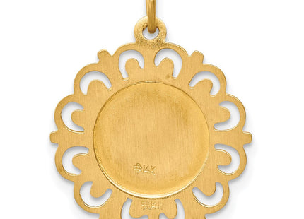 14k Saint Theresa Medal Charm (Style XR390)