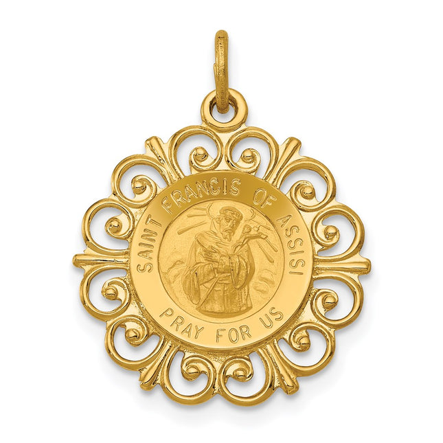 14k Yellow Gold Pendants Style XR392 - Classique Jewelry Inc.