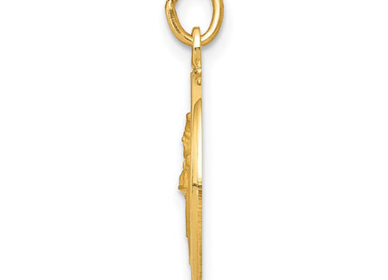 14K gold charm, alternate view