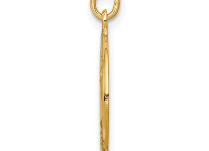 14k Saint Andrew Medal Charm, 20.2 x 15mm