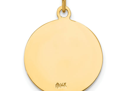 14k Saint Andrew Medal Charm, 20.2 x 15mm